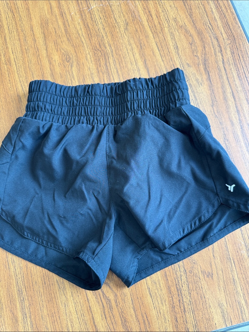 Old Navy Black Kids' Athletic Shorts with Smocked Waist